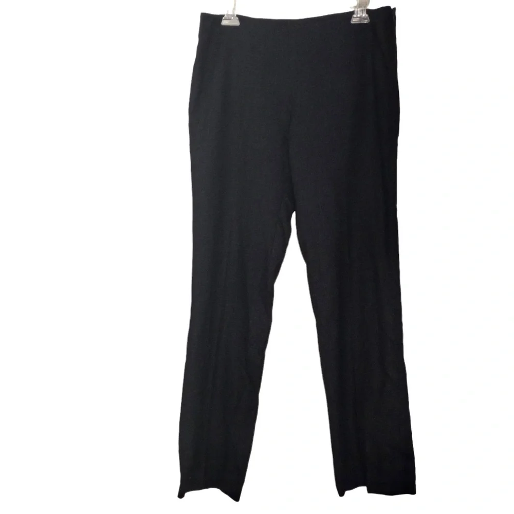 Tory Burch 100% Wool Side Zip Mid Rise Trouser Pants Size 8